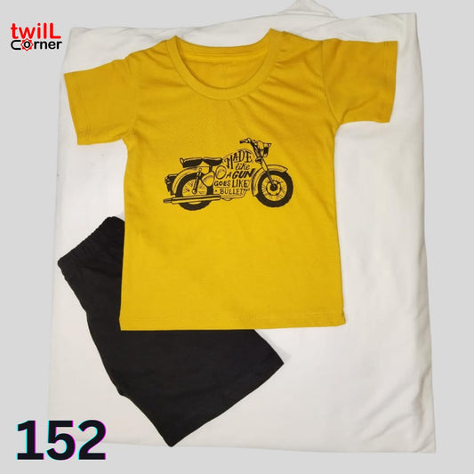 Bike Print T-shirt set