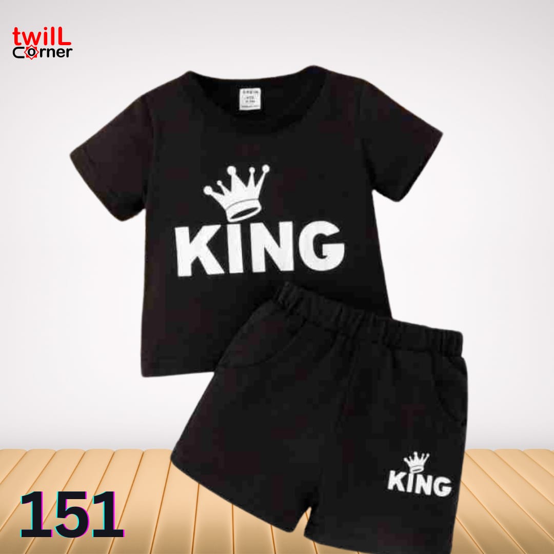 KING T-shirt set