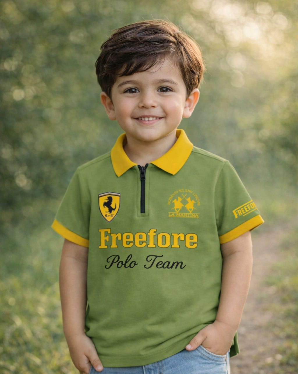 Team Kids Polo T-Shirt
