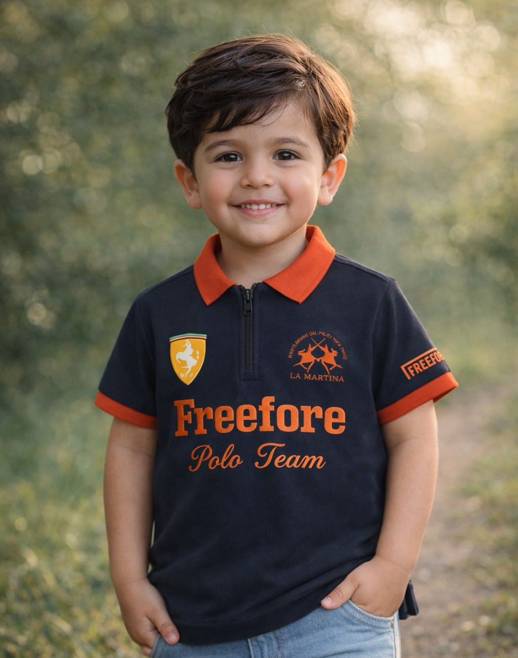 Team Kids Polo T-Shirt