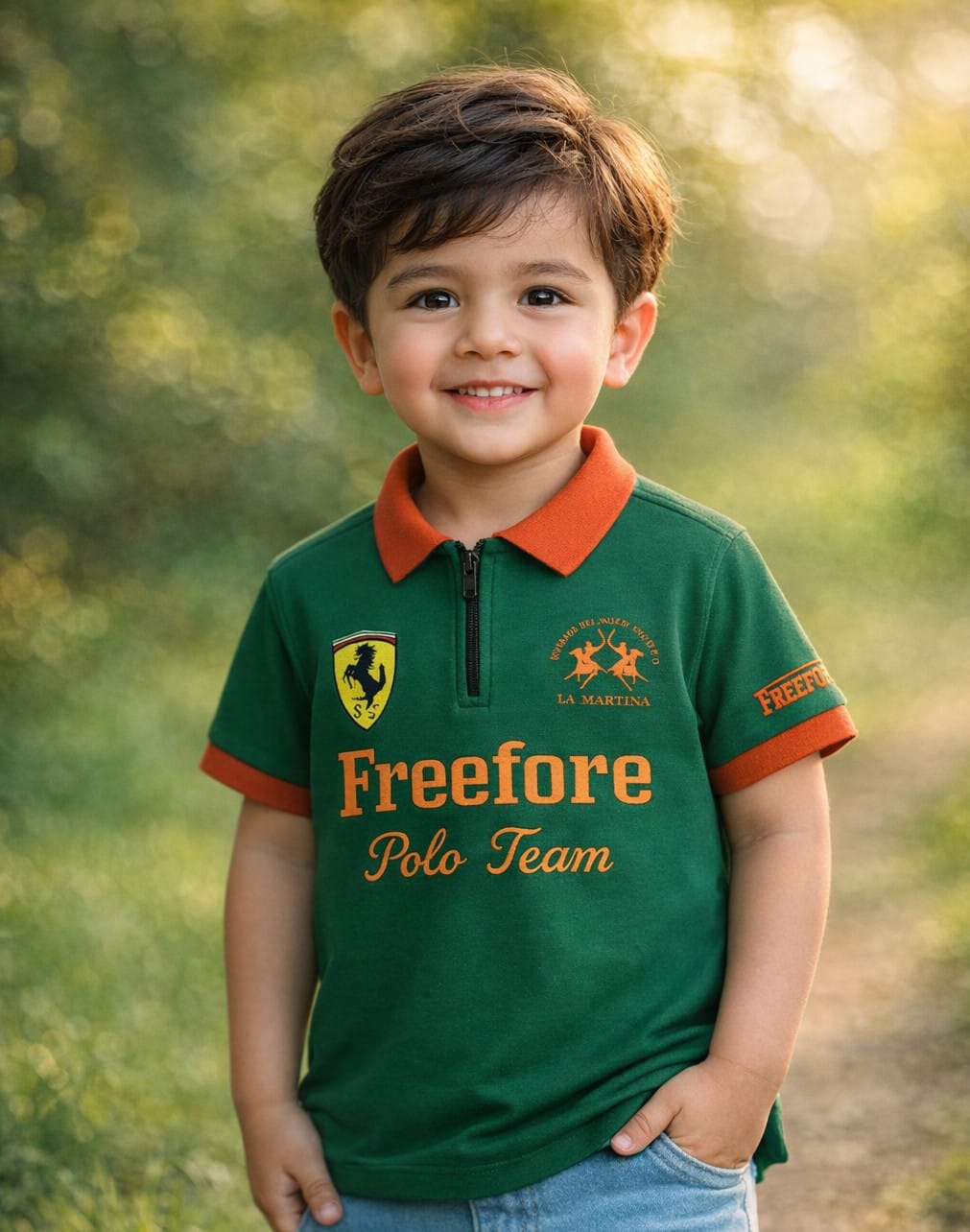 Team Kids Polo T-Shirt
