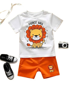 Premium T-Shirt Set Fit For Summer ( Without Shoes )