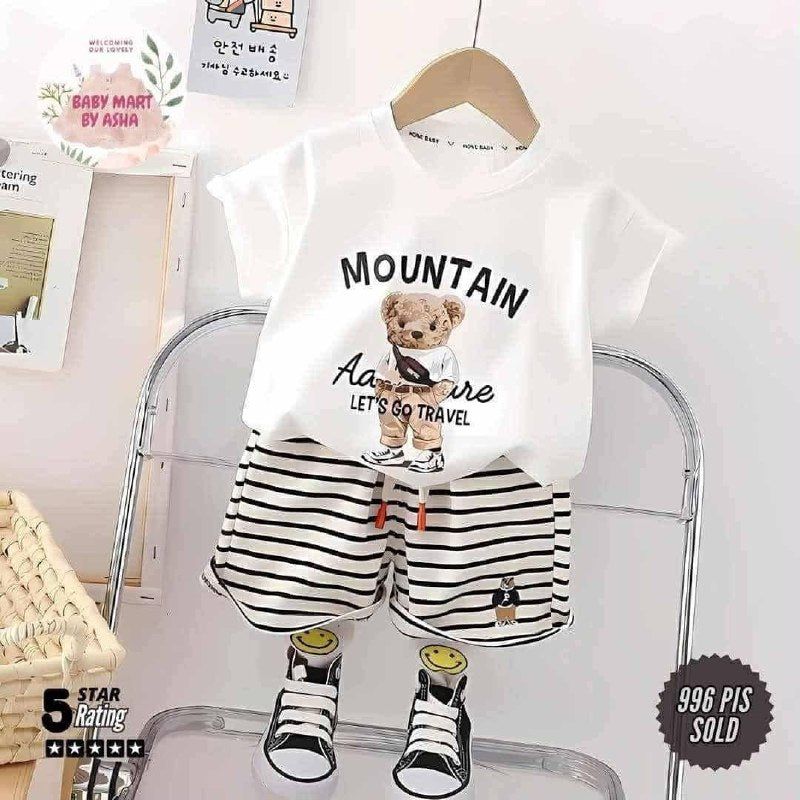 Premium T-Shirt Set Fit For Summer no extra shoes