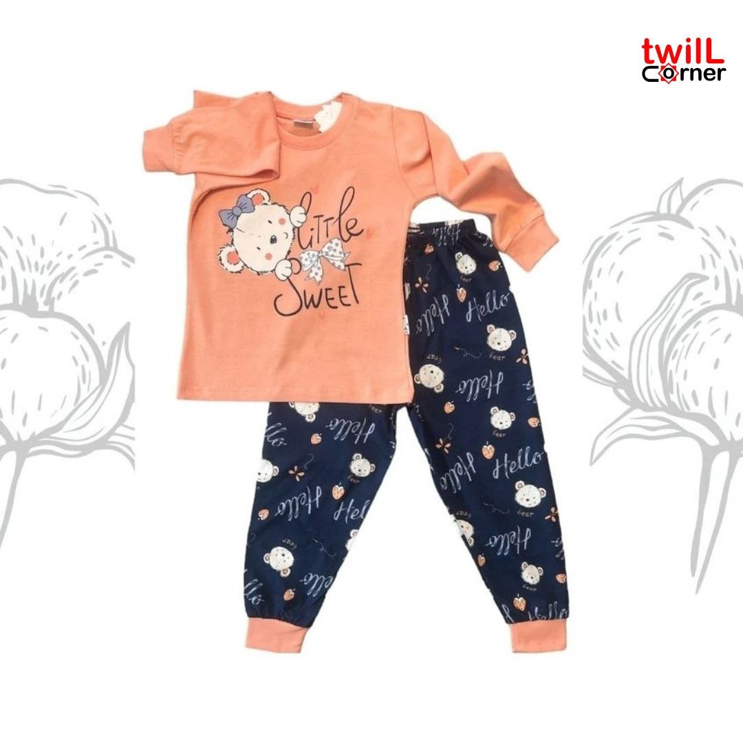 Little Sweet Printed 2 Thread Tracksuit Set