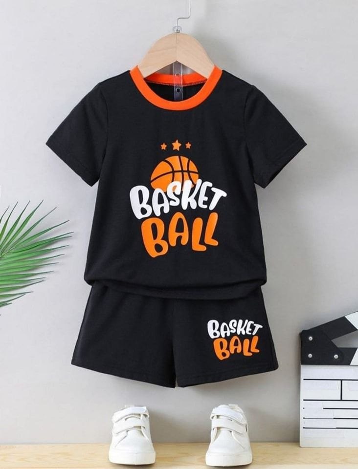 6M-6Y  Kids T- Shirt Set  Twill corner