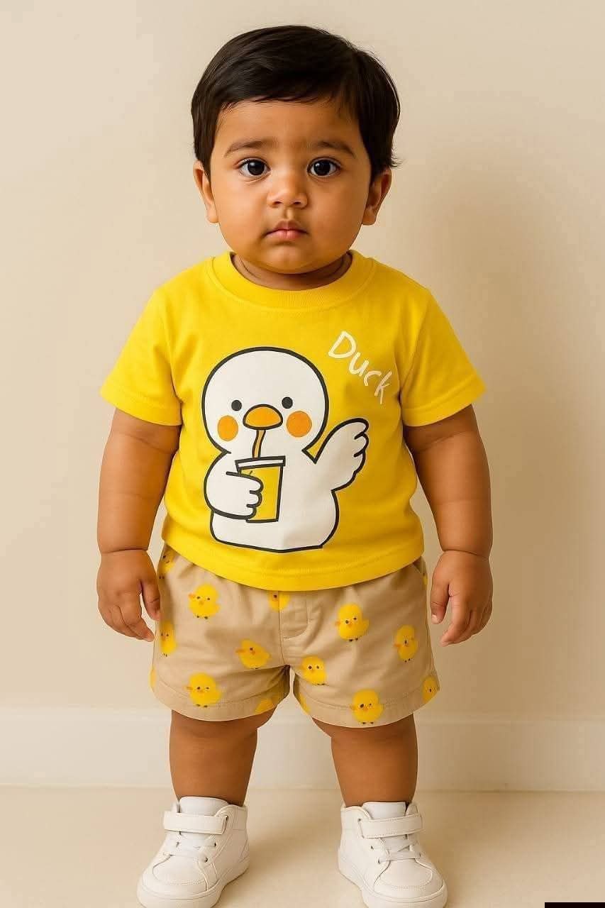 6M-6Y  Kids T- Shirt Set  Twill corner