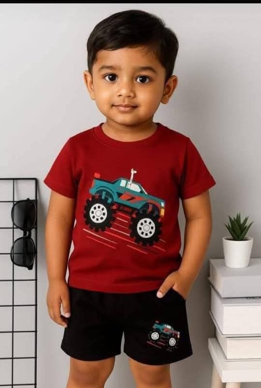 6M-6Y  Kids T- Shirt Set  Twill corner
