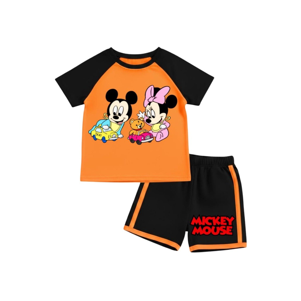 ( 1–7 Years) Premium Kids DTF Print Summer Combo Set – Cartoon Edition