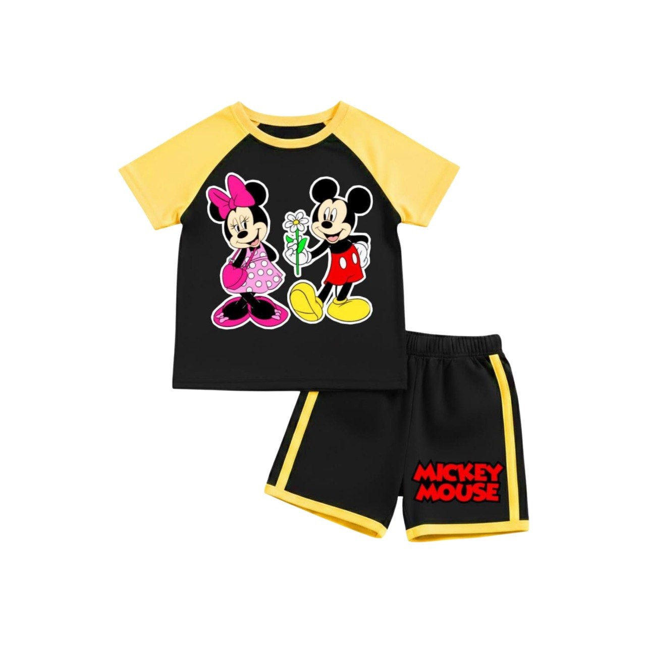 ( 1–7 Years) Premium Kids DTF Print Summer Combo Set – Cartoon Edition