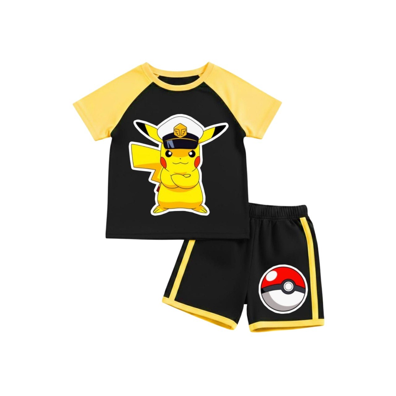 ( 1–7 Years) Premium Kids DTF Print Summer Combo Set – Cartoon Edition