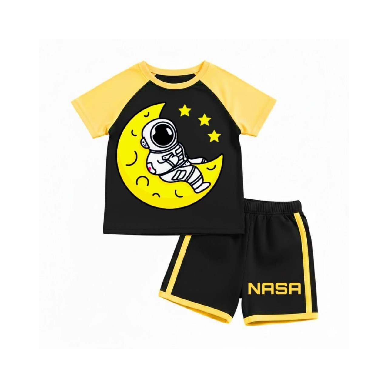 ( 1–7 Years) Premium Kids DTF Print Summer Combo Set – Cartoon Edition