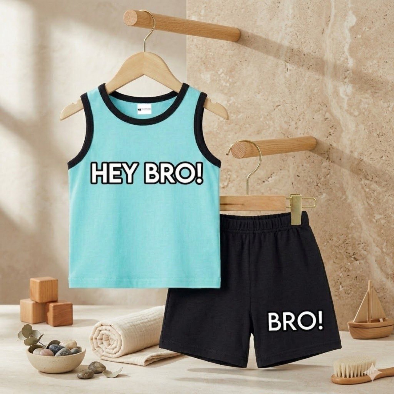 ( 1–7 Years) Premium Kids DTF Print Summer Combo Set – Cartoon Edition