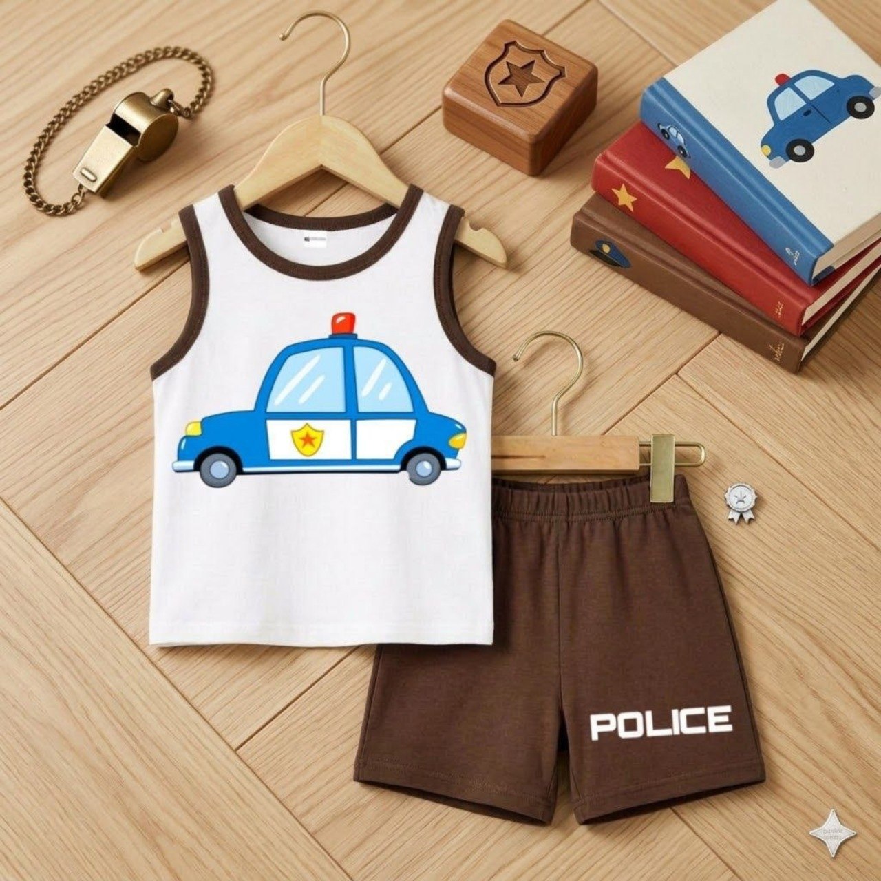 ( 1–7 Years) Premium Kids DTF Print Summer Combo Set – Cartoon Edition