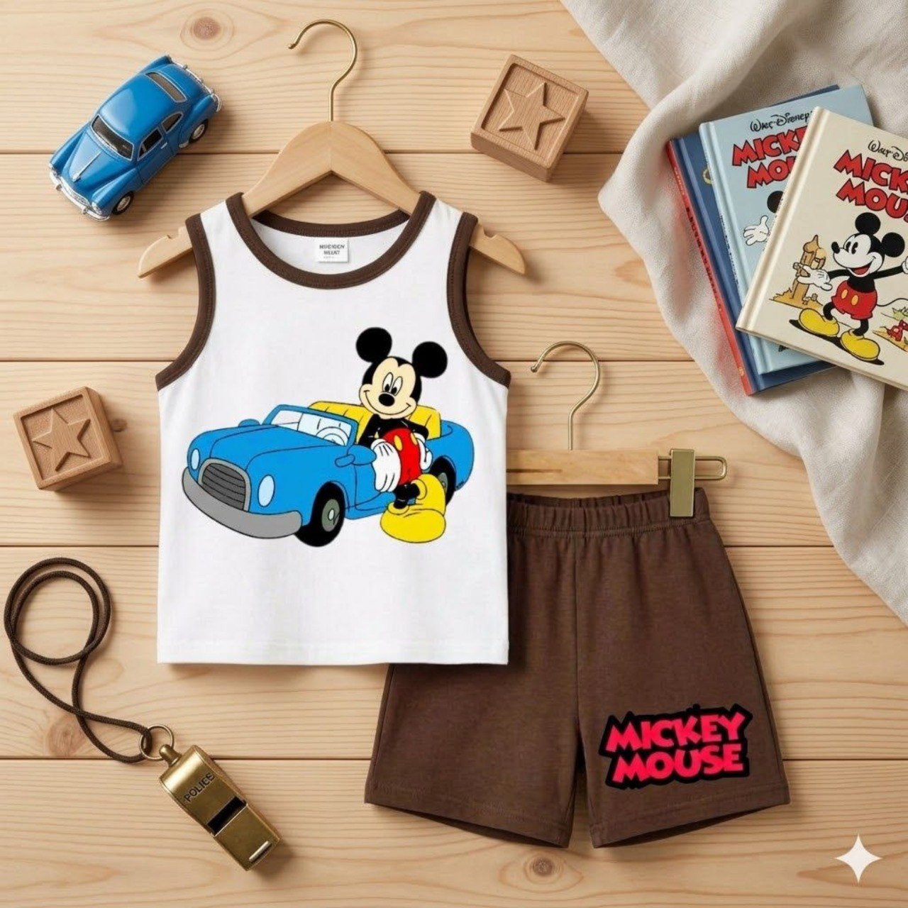 ( 1–7 Years) Premium Kids DTF Print Summer Combo Set – Cartoon Edition